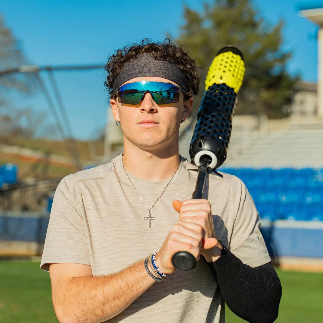 AERO-BAT WITH AERO-BALLS Baseball/Softball Swing Speed Trainer and On-Deck Warm Up Device - Image 4
