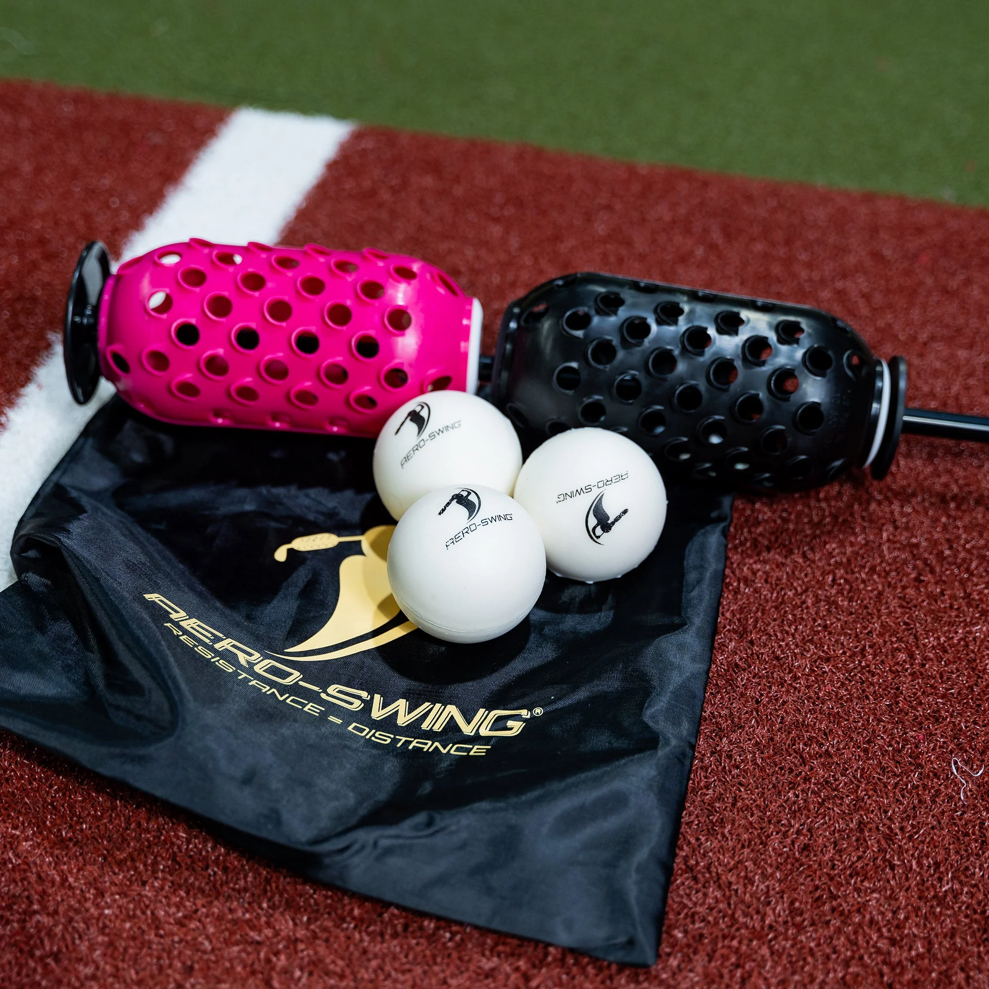 AERO-BAT WITH AERO-BALLS Baseball/Softball Swing Speed Trainer and On-Deck Warm Up Device - Image 7