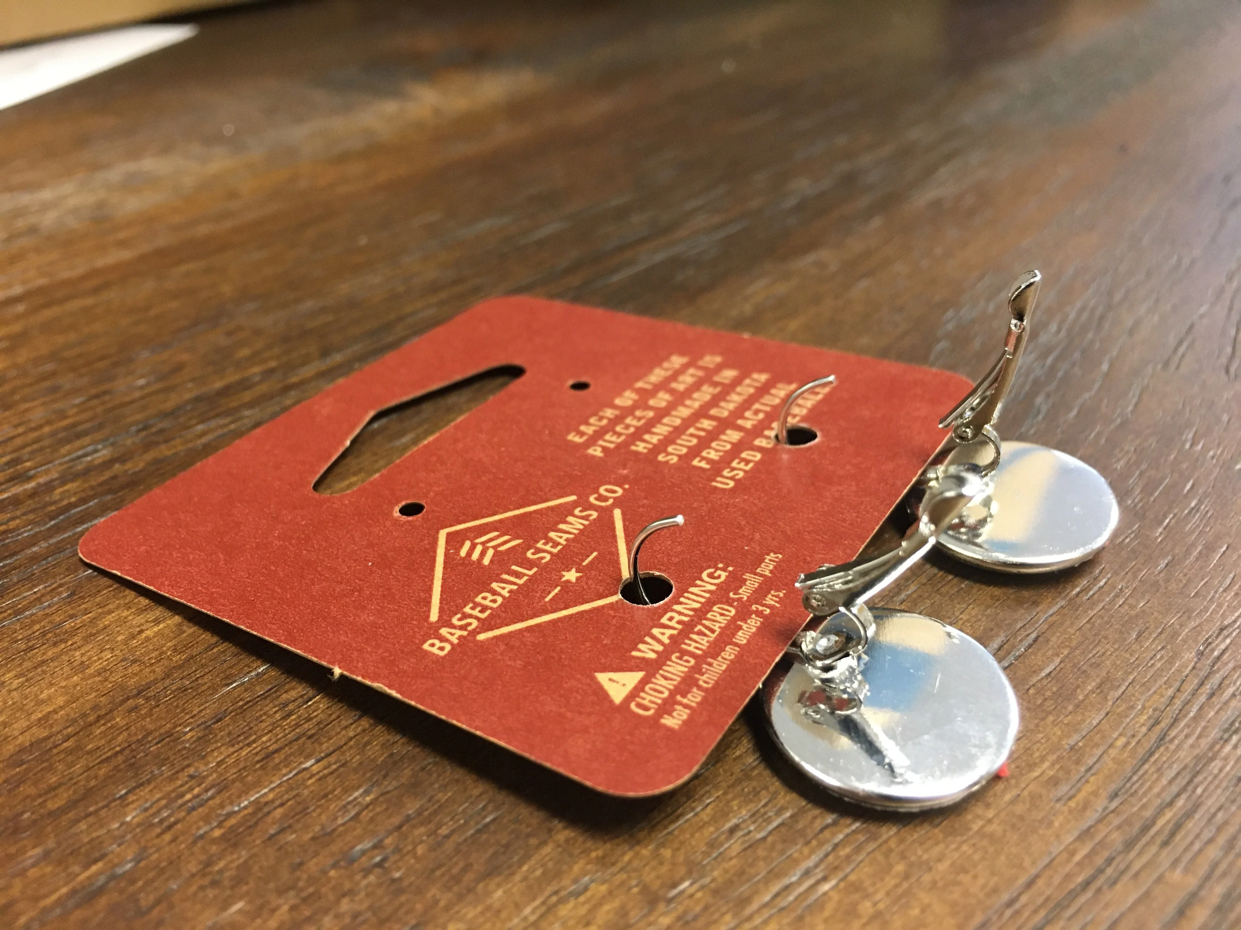 Baseball Seam Earrings - Image 5