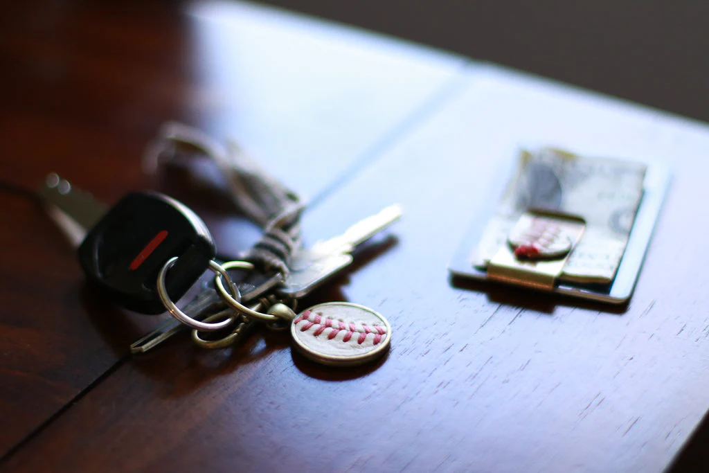 Baseball Seam Keychain - Image 2