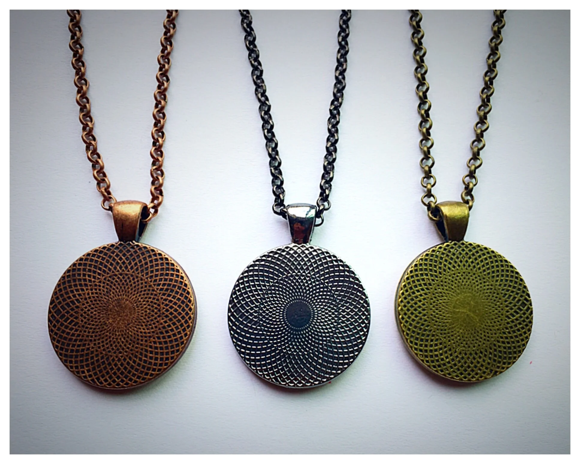 Baseball Seam Pendant Necklace - Image 7