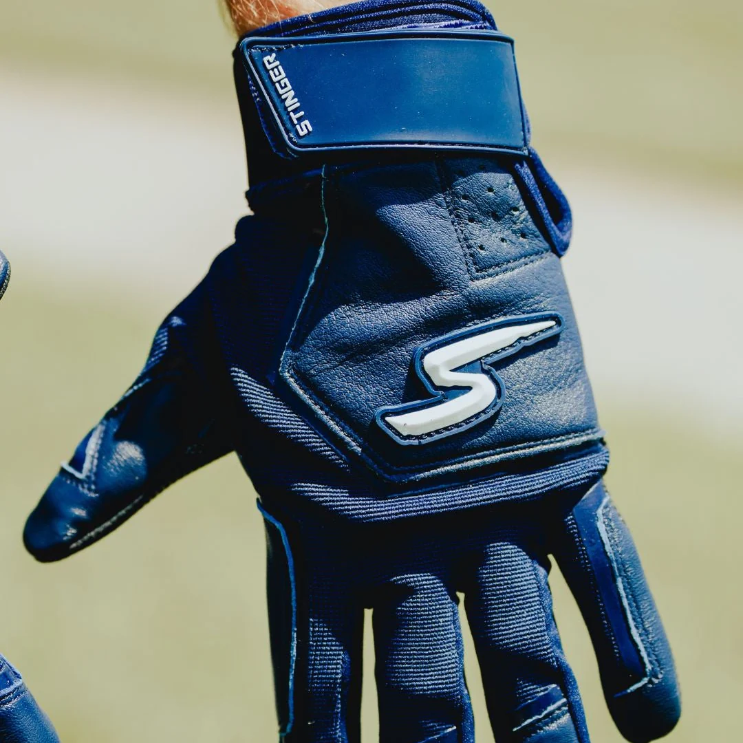 Color Crush Batting Gloves - Navy - Image 3