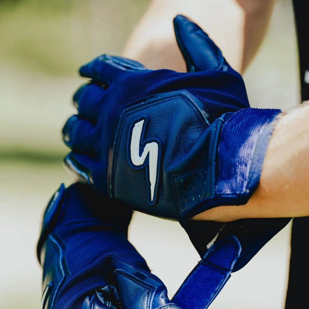 Color Crush Batting Gloves - Navy - Image 4
