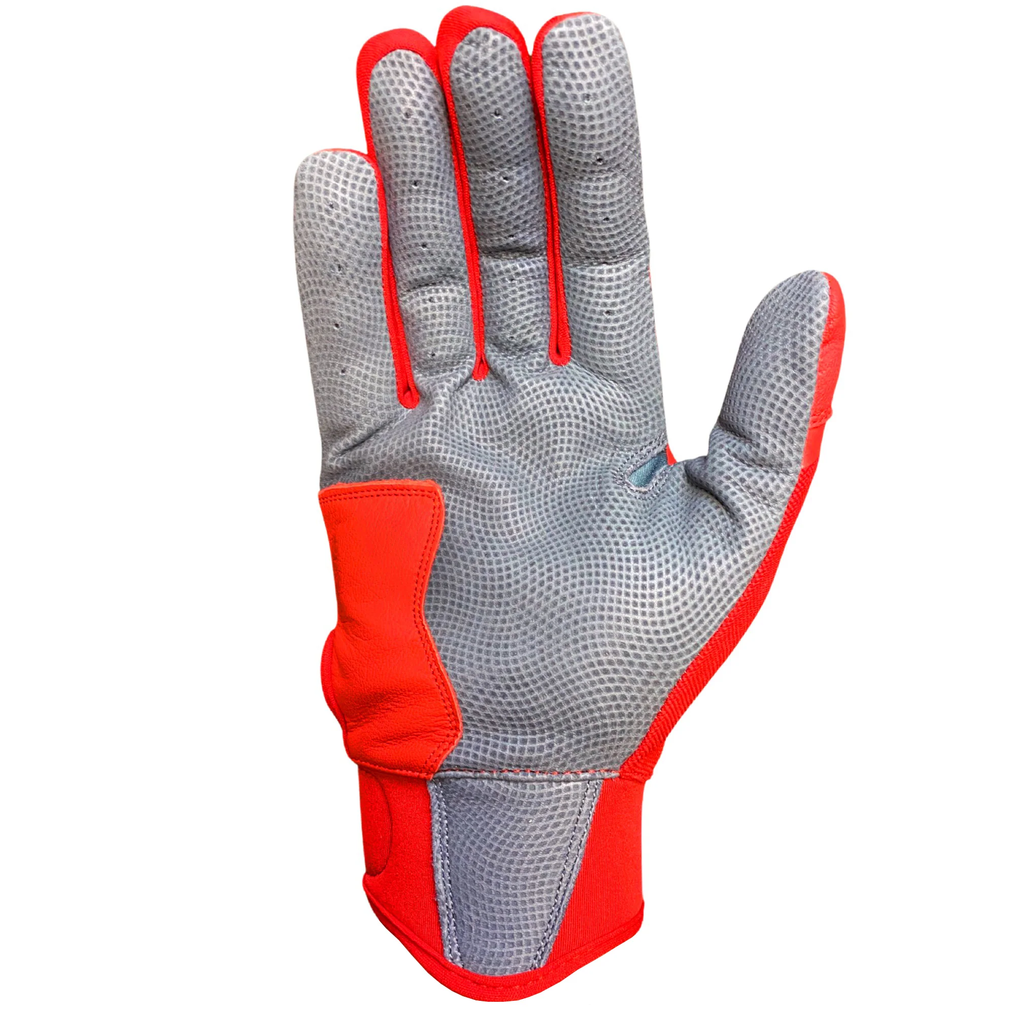Color Crush Batting Gloves - Red (Bee Logo) - Image 5