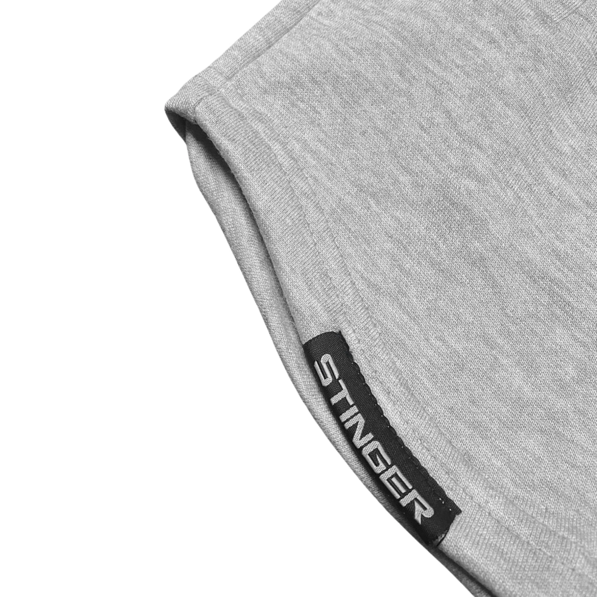 Half Sleeve Hoodie - Heather Gray - Image 3