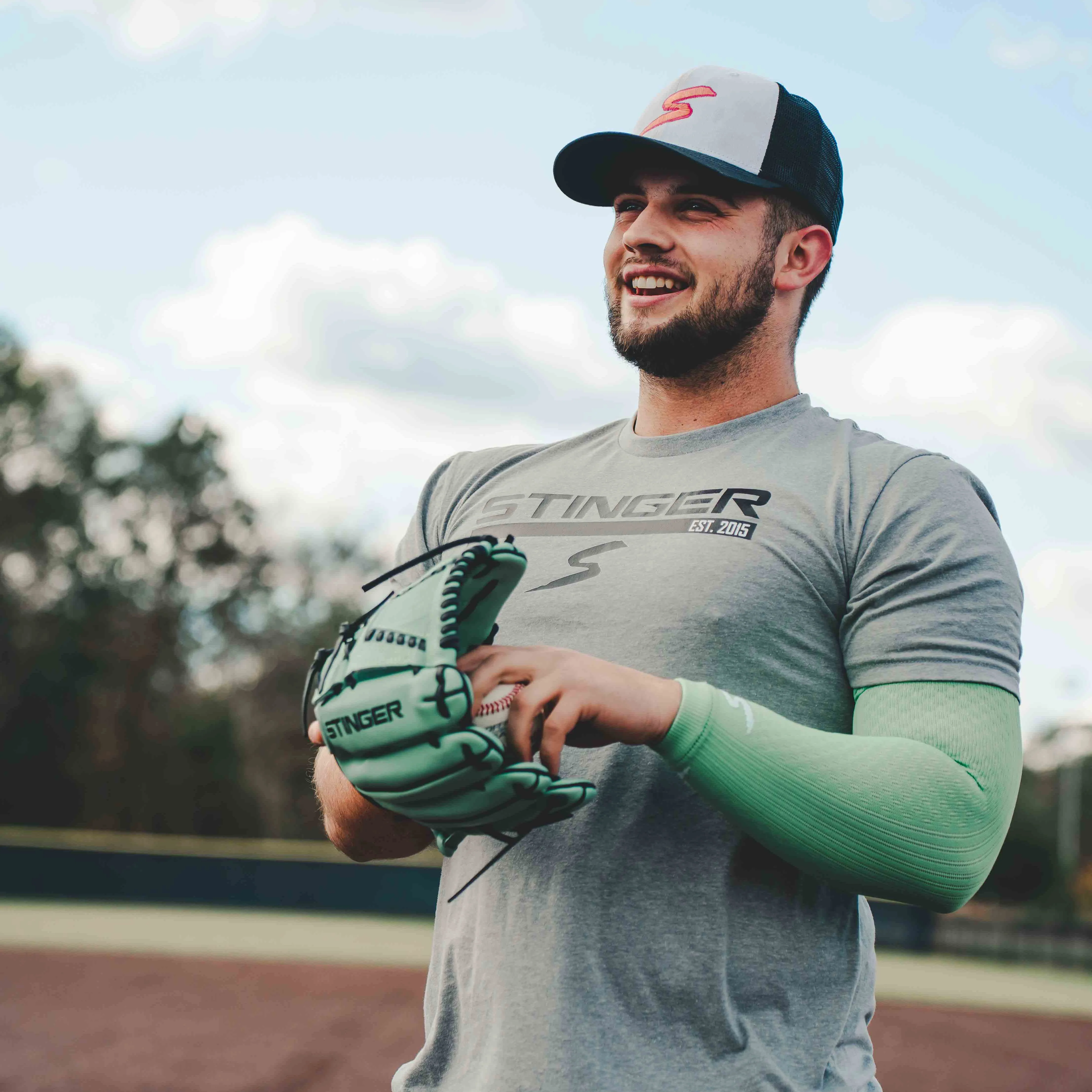 Stinger Premium Arm Sleeve - Mint Green - Image 3