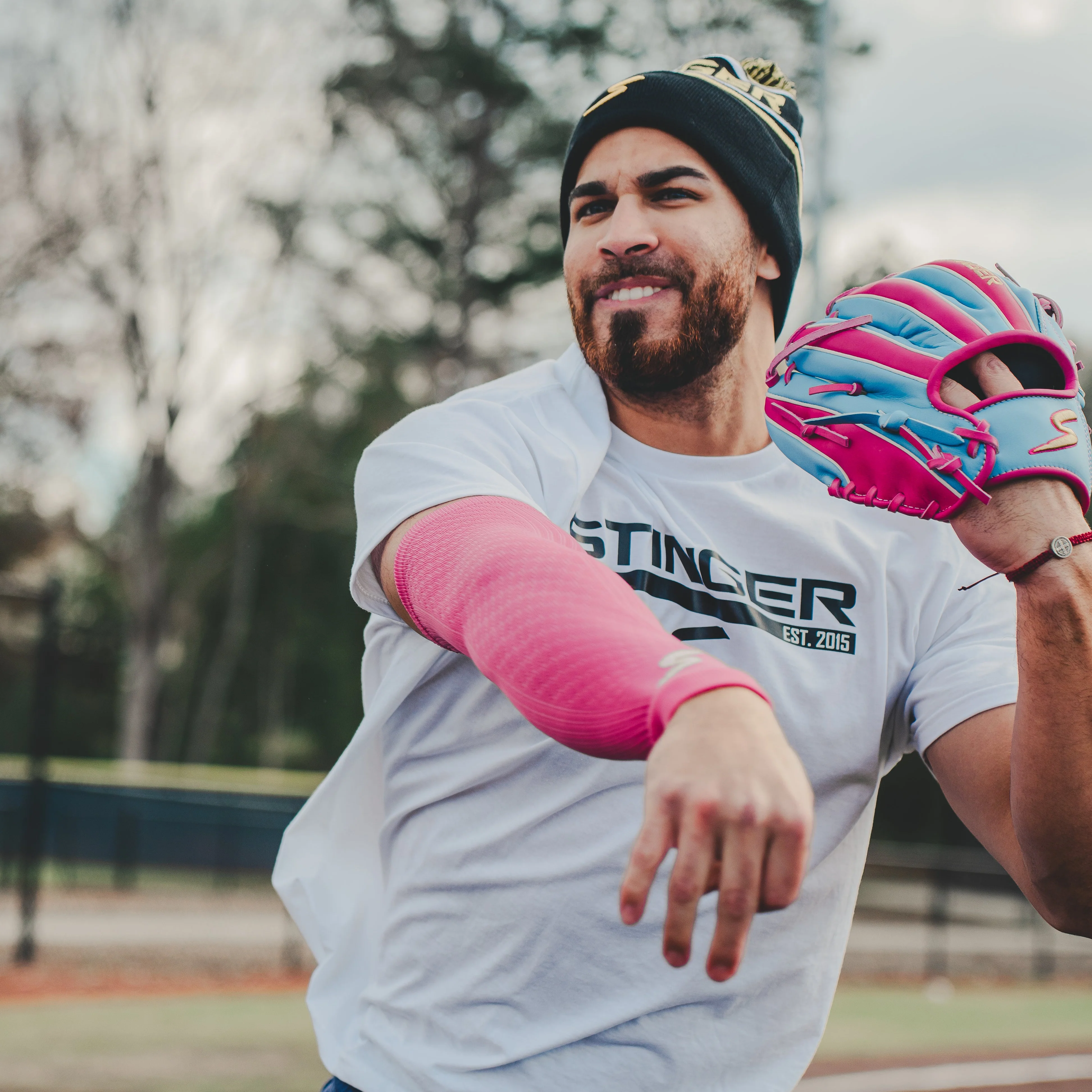 Stinger Premium Arm Sleeve - Pink - Image 5