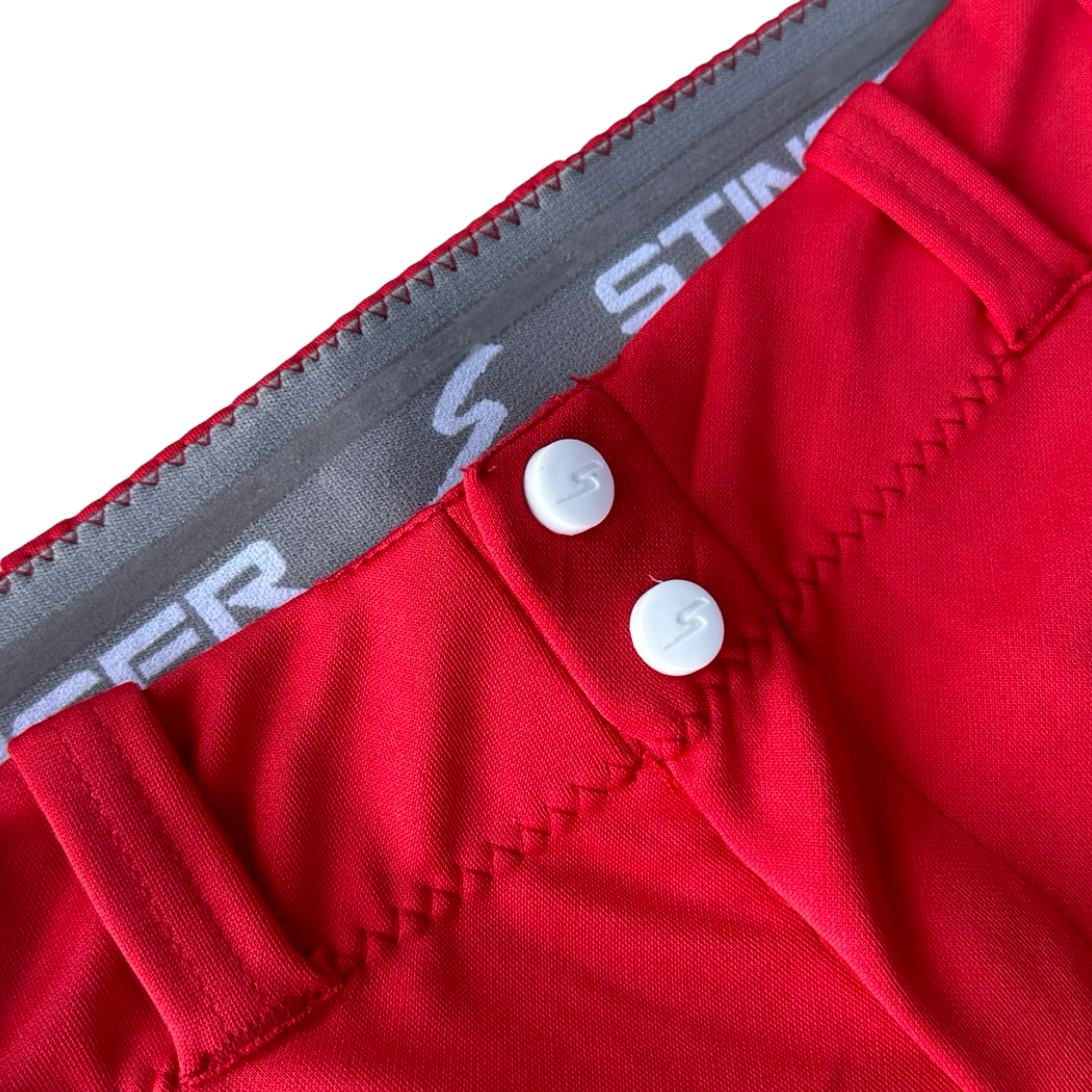 Stinger Premium Fastpitch Softball Pants - Red - Image 3