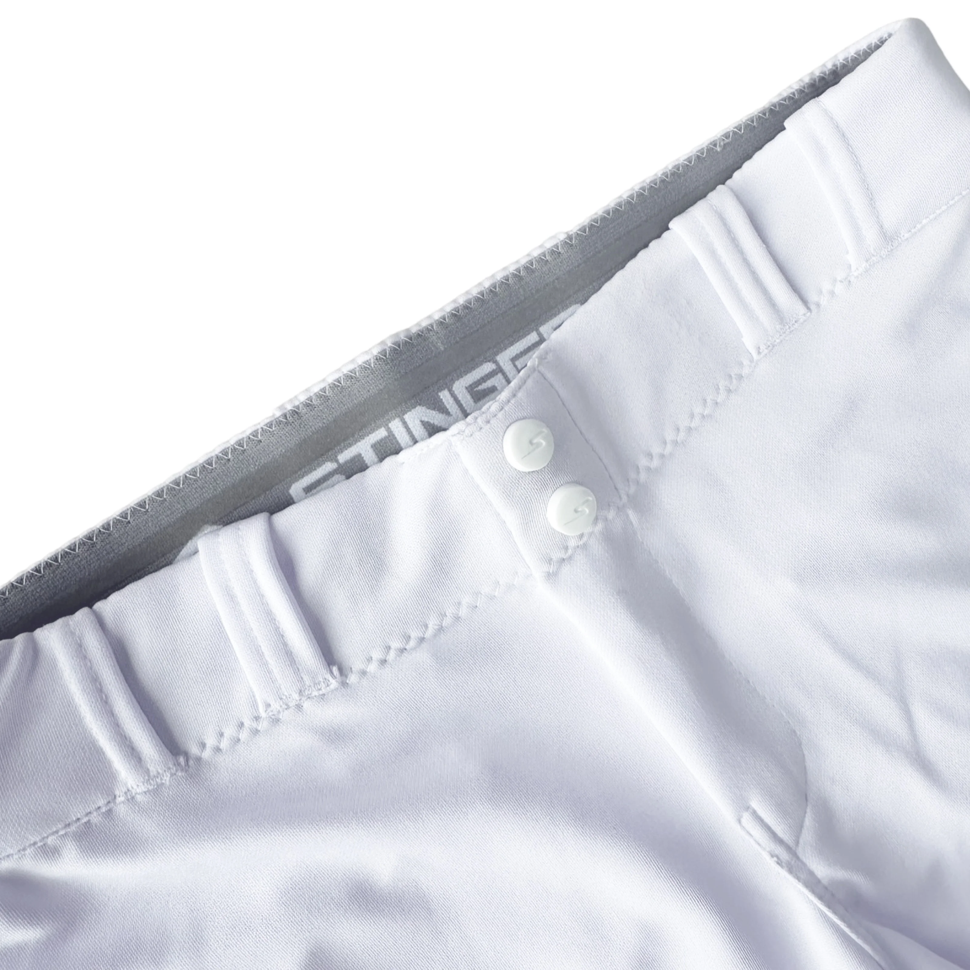 Stinger Premium Fastpitch Softball Pants - White - Image 3