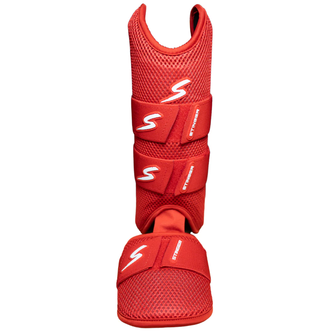 Stinger Select Leg Guard - RED - Image 3