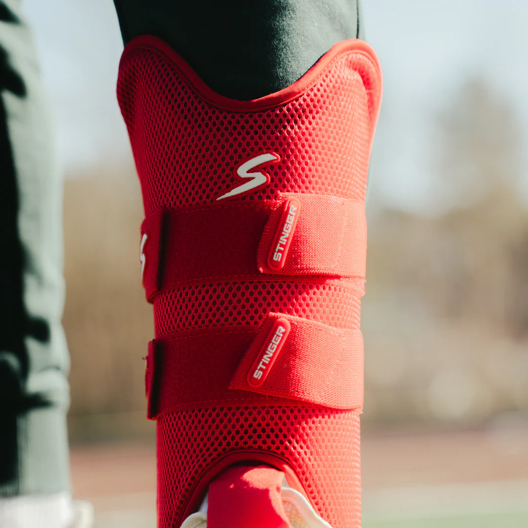 Stinger Select Leg Guard - RED - Image 5