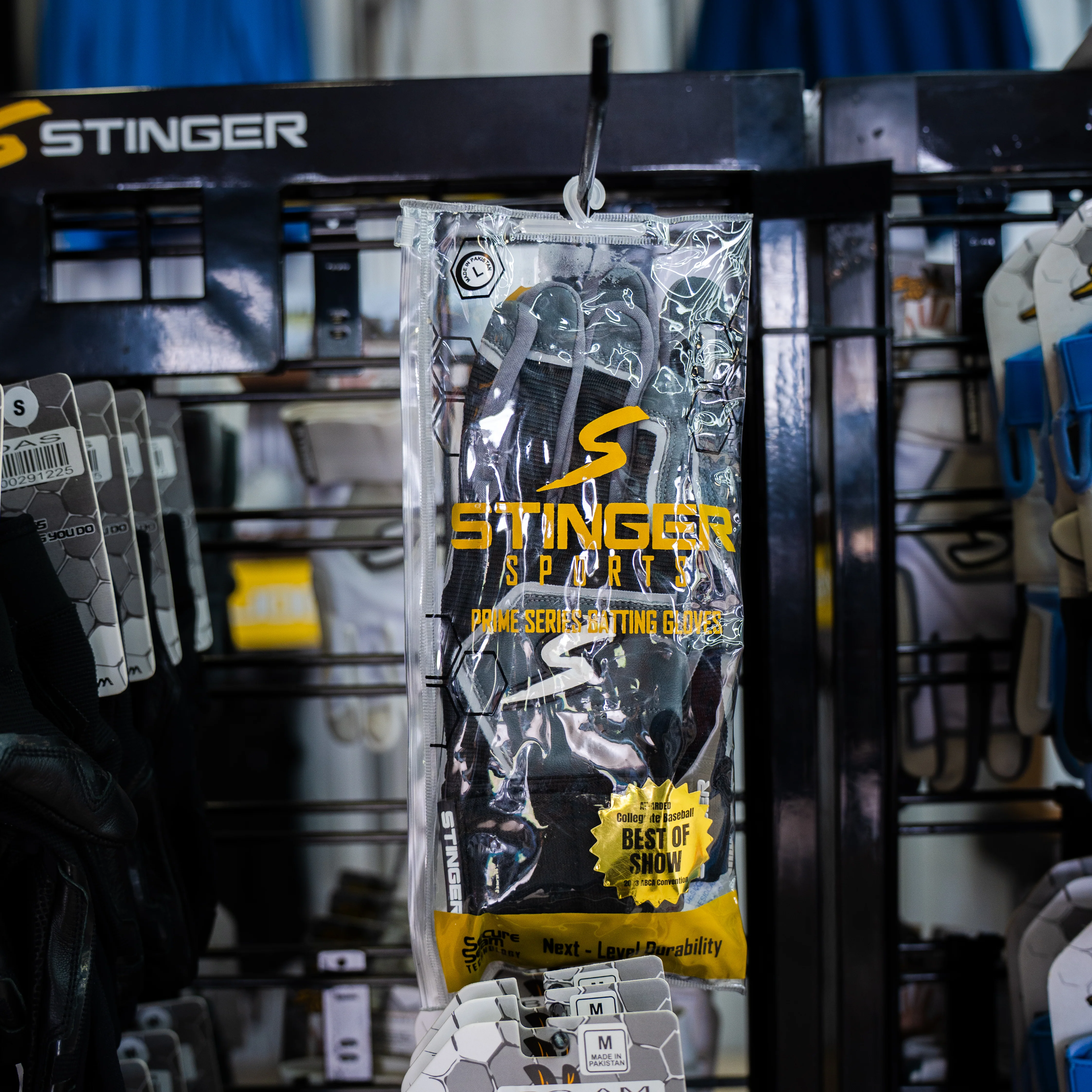 Winder Series Batting Gloves - Graphite & Black - Image 5
