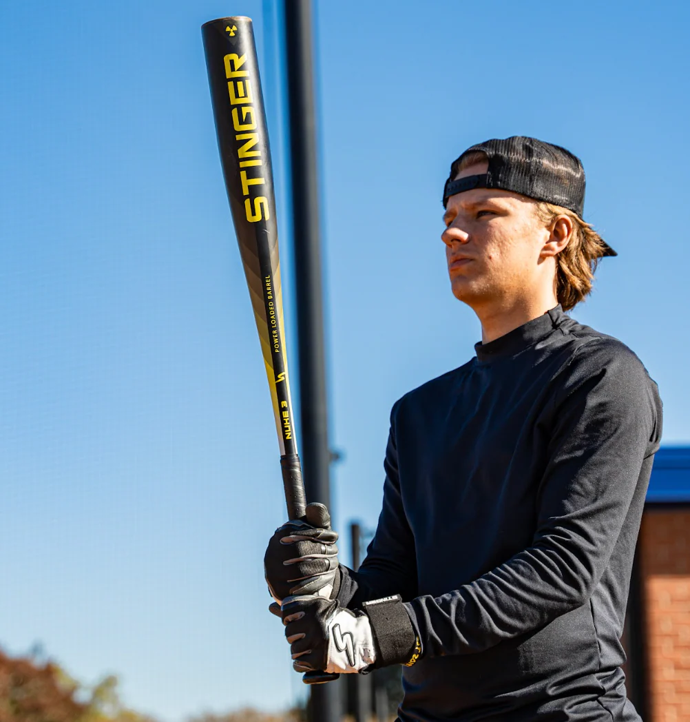 Winder Series Batting Gloves - Graphite/Black & White - Image 9