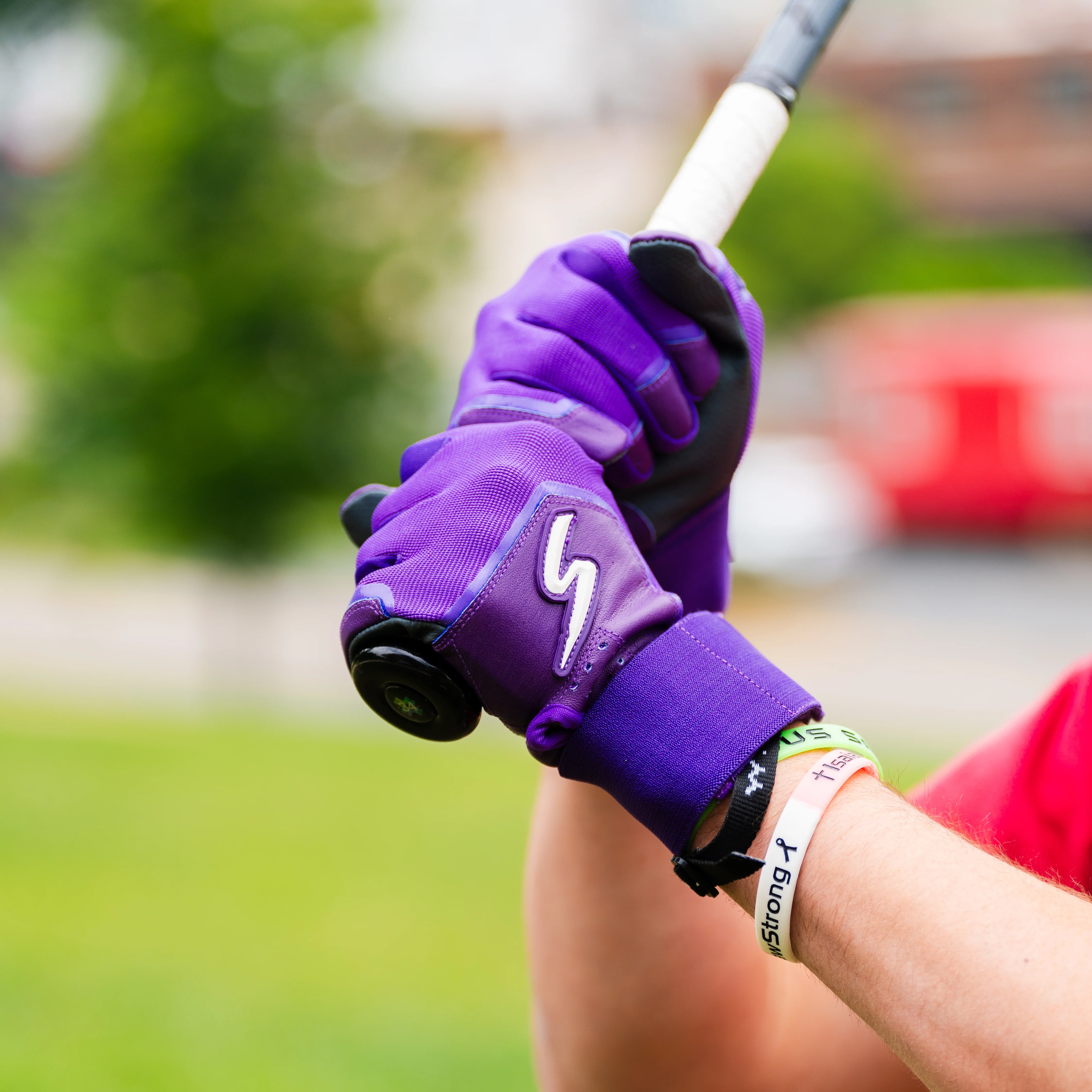 Winder Series Batting Gloves - Purple - Image 3