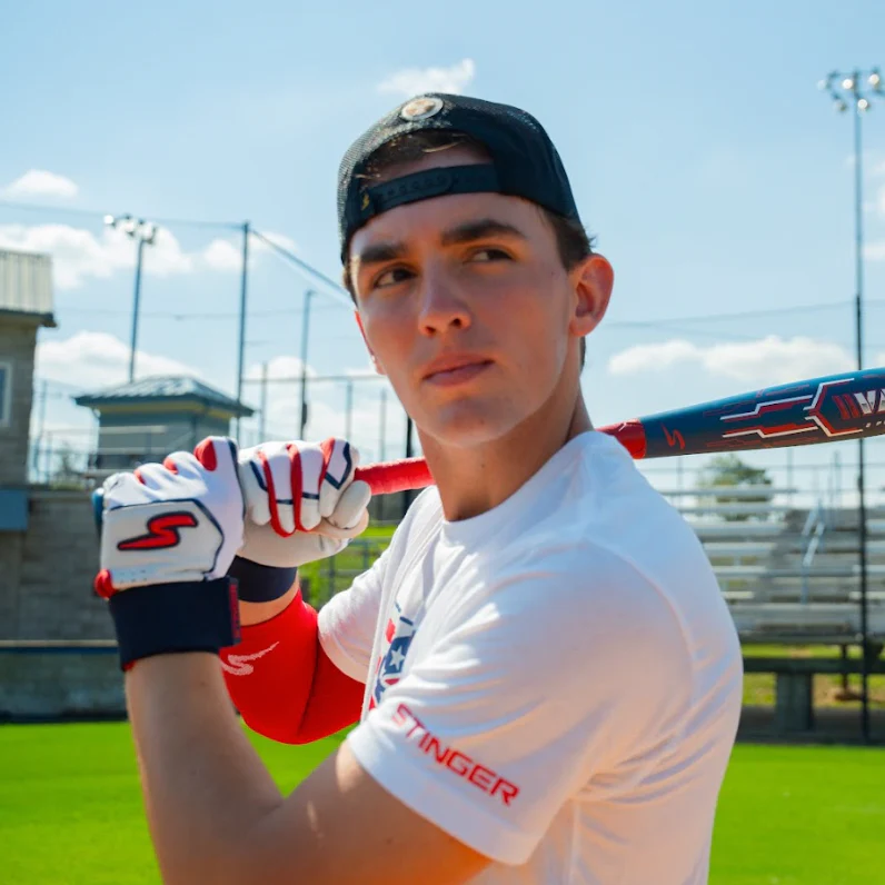 Winder Series Batting Gloves - Red, White & True - Image 3