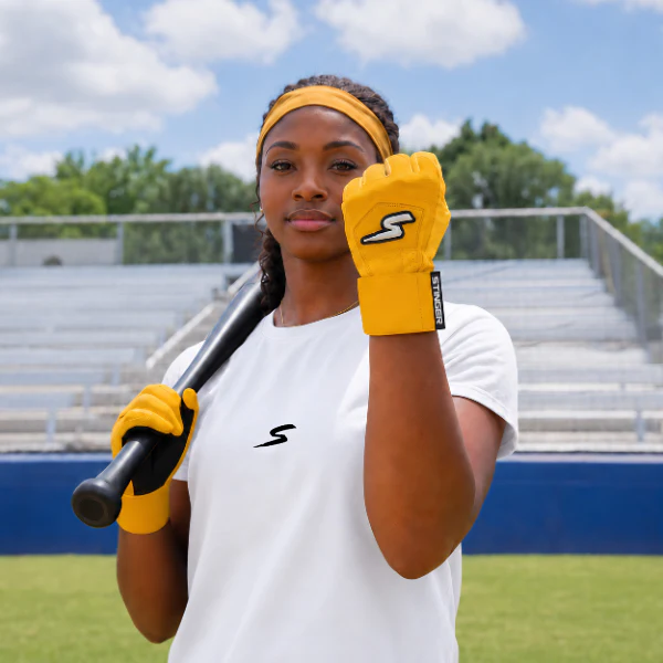 Winder Series Batting Gloves - Athletic Gold - Image 5