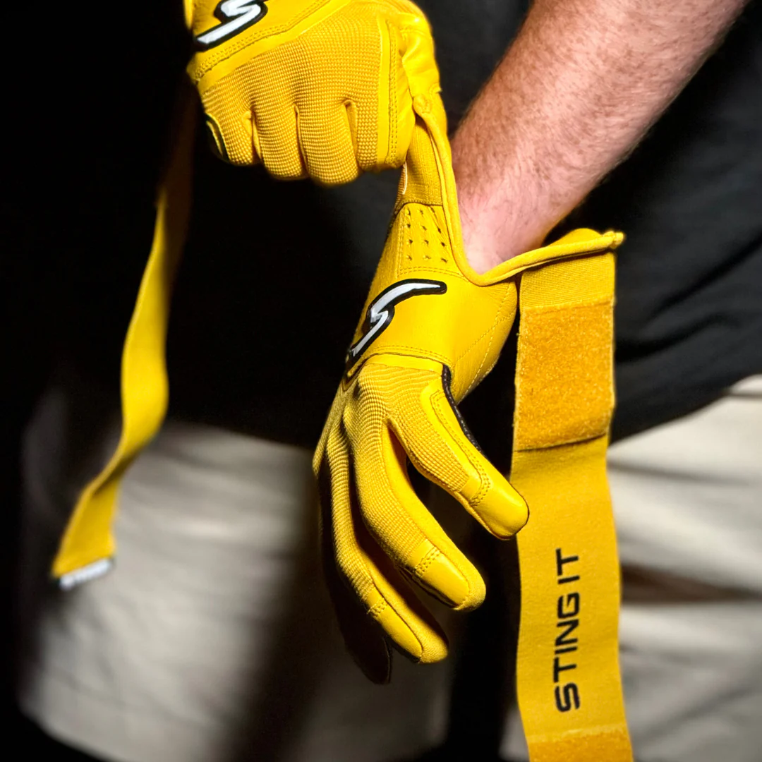 Winder Series Batting Gloves - Athletic Gold - Image 8