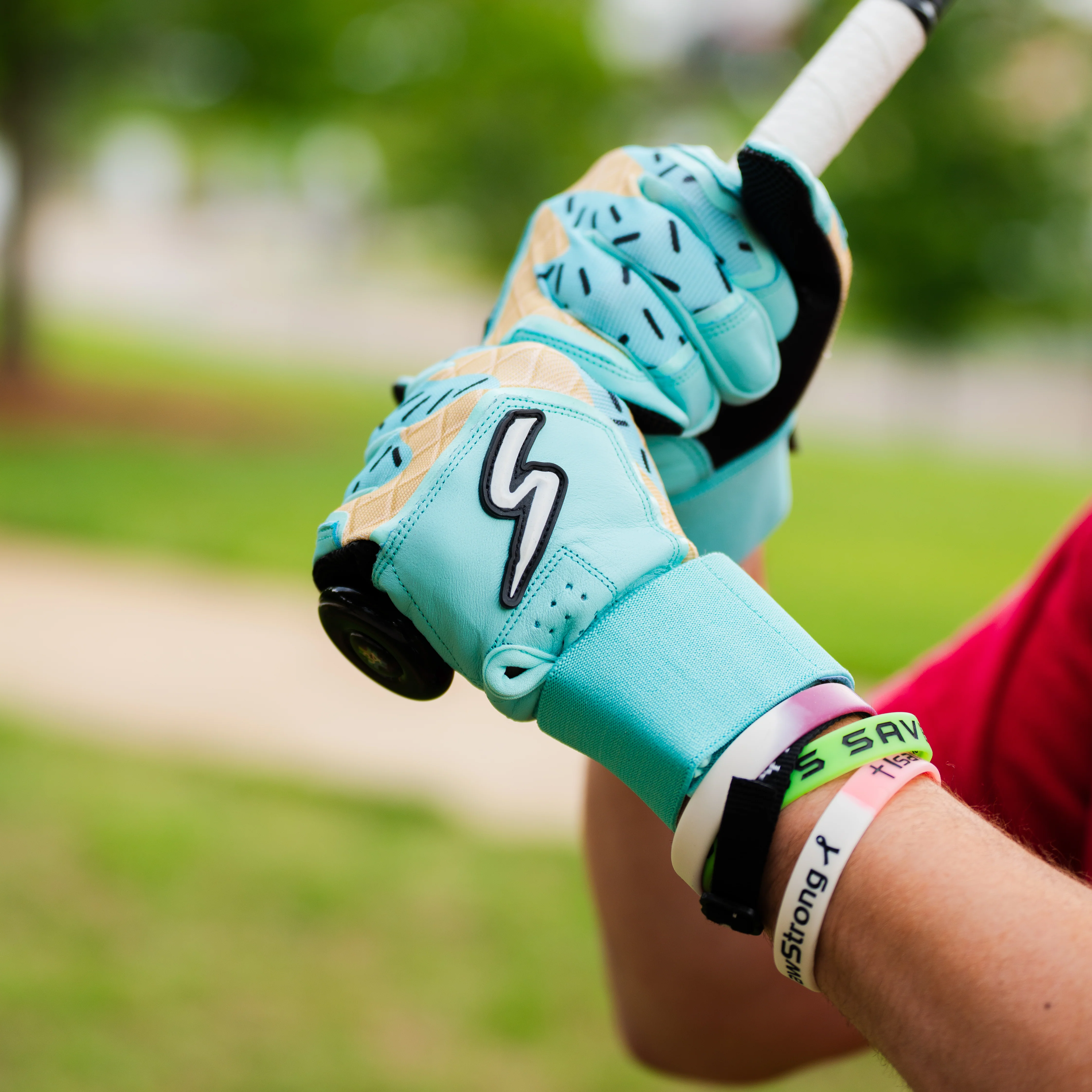 Winder Series Batting Gloves - Mint Chip - Image 3